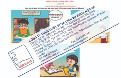 Tranh về việc học tập tự giác tích cực của học sinh (Tranh giấy)