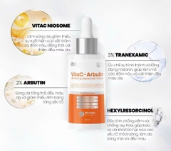 Serum Sáng Da, Chống Lão Hoá MD CARE VitaC-Arbutin Serum - Whitening Advanced Formula 30ml