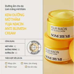 [SOMEBYMI] Kem dưỡng trắng da mờ thâm Yuja Niacin Anti Blemish Cream 60g