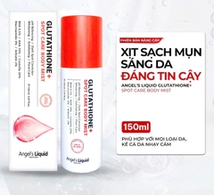 COMBO Sữa Tắm và Xịt Giảm Mụn Lưng Sáng Da Cơ Thể Angel's Liquid