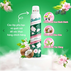 Dầu Gội Khô Batiste Dry Shampoo
