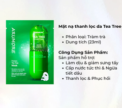 Mặt Nạ ARUMORE Dưỡng Ẩm Làm Sáng Đều Màu Da 23ML