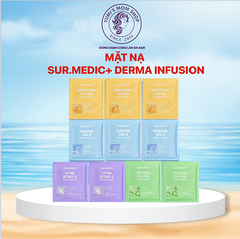 Phiên Bản Nâng Cấp - COMBO 5 Mặt Nạ Dưỡng Ẩm, Dưỡng Sáng Da SUR.MEDIC+ DERMA INFUSION MASK