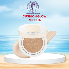 Missha Phấn Nước Glow Cushion 14g Dưỡng Ẩm Giúp Da Căng Bóng Rạng Rỡ