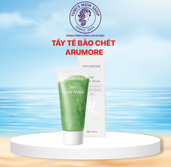 Tẩy Tế Bào Chết ARUMORE Jeju Scrub Mask Tẩy Da Chết Xương Rồng Jeju Giúp Da Sạch Sâu Sáng Mịn 30G