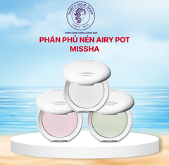 Missha Phấn Phủ Airy Pot Pressed Powder 5g - Kiềm Dầu, Lâu Trôi, Mịn Lì