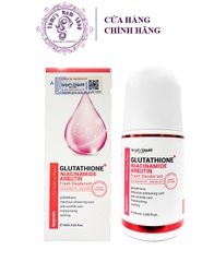 Lăn nách mờ thâm, dưỡng trắng da Angel Liquid Glutathione plus Niacinamide Fresh Deodorant 60ml