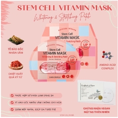 Mặt Nạ Giấy Dưỡng Ẩm Trắng Da Banobagi Stem Cell Vitamin Mask 30ml
