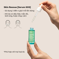 Tinh chất làm dịu, phục hồi da thương tổn Sensilis Skin Rescue [Serum S.O.S.] 30ml
