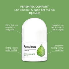 Lăn Khử Mùi Perspirex 20ml Cao Cấp Cho Mọi Loại Da Từ Nhẹ Tới Nặng