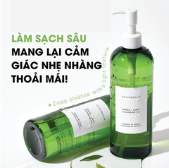 Dầu Tẩy Trang Cho Da Nhạy Cảm GRAYMELIN Green Light Cleansing Oil 400ml