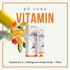 Kem Đánh Răng Capitano Toothpaste- 8 Hương Vị Kem Đánh Răng Trắng Răng Ngừa Sâu Răng Giảm Ê Buốt 75g