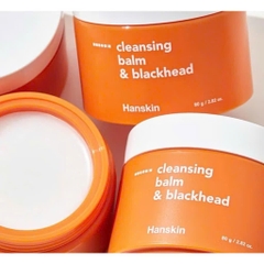 Sáp Tẩy Trang Làm Sạch Sâu Lớp Makeup HANSKIN PORE CLEANSING BALM AHA 80g