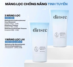 Kem Chống Nắng Thuần Chay Nâng Tone HỒNG Dinsee Premium Vegan Tone Up Sunscreen SPF50+ PA++++ (50ml)