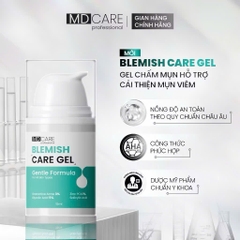 Gel Chấm Mụn Hỗ Trợ Làm Dịu Và Cải Thiện Mụn Viêm MD CARE Blemish Care Gel 15ml