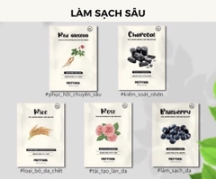 Mặt nạ giấy Pretty Skin Total Solution Essential Sheet Mask thiên nhiên cải thiện da hoàn hảo 23g Hàn Quốc