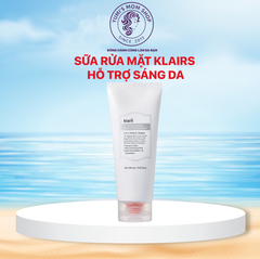 (Tặng toner klairs 30ml mới )Dear, Klairs Sữa rửa mặt hỗ trợ làm sáng da Freshly Juiced Vitamin Mask Cleanser 150ml