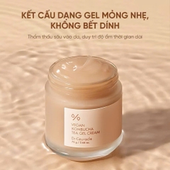 Kem Dưỡng Ẩm, Thải Độc, Trẻ Hóa Da Dr.Ceuracle Vegan Kombucha Tea Gel Cream 75g
