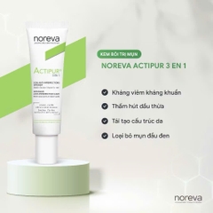 Kem bôi tri mụn Noreva Actipur 3 En 1 30ml