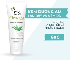 Kem Dưỡng Ẩm FIXDERMA Cleovera Cream Chiết Xuất Nha Đam, Giúp Cấp Ẩm, Phục Hồi Da 60g