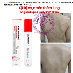 Xịt giảm mụn ANGEL'S LIQUID GLUTATHIONE + Spot Care BODY MIST 150ML