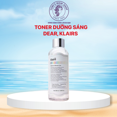 (Tặng toner Klairs mini 30ml tím) Dear, Klairs Nước hoa hồng hỗ trợ làm sáng da Freshly Juiced Vitamin Essence Toner 180ml