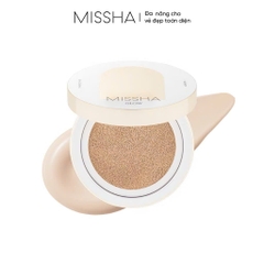 Missha Phấn Nước Glow Cushion 14g Dưỡng Ẩm Giúp Da Căng Bóng Rạng Rỡ