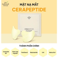 Mặt Nạ Mắt Chống Lão Hóa Làm Đầy Rãnh Nhăn Phức Hợp Peptide - Bakuchiol So Natural