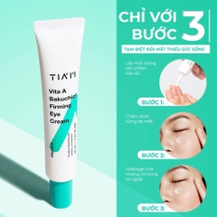 Kem Dưỡng Mắt Bakuchiol Tiam Làm Mờ Nếp Nhăn, Giảm Quầng Thâm Vùng Mắt - Vita A Bakuchiol Firming Eye Cream 30ml