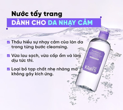 Nước tẩy trang Dear Klairs Supple Preparation Unscented Cleansing Water 400ml