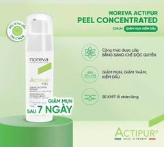 Serum Noreva Actipur Peel Concentrated 30ml kiềm dầu dành cho da dầu mụn và da dầu mụn nhạy cảm