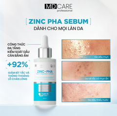 Serum Kiểm Soát Dầu Sinh Học MD CARE ZINC PHA Sebum Regulation Complex 30ml
