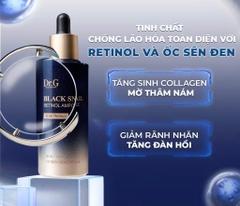 Tinh chất ngăn ngừa lão hóa chuyên sâu Dr.G Black Snail Retinol Ampoule 50ml
