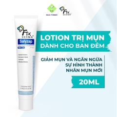 Chấm Mụn FIXDERMA Salyzap Lotion For Acne Night Time Giúp Ngăn Ngừa Mụn và Giảm Thâm Mụn Dành Cho Ban Đêm 20g