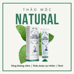 Kem Đánh Răng Capitano Toothpaste- 8 Hương Vị Kem Đánh Răng Trắng Răng Ngừa Sâu Răng Giảm Ê Buốt 75g