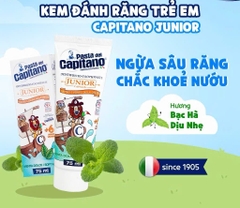 Kem Đánh Răng Cho Bé Capitano Toothpaste Nhiều Mùi Hương Kem Đánh Răng Trẻ Em An Toàn, Dịu Nhẹ 75g