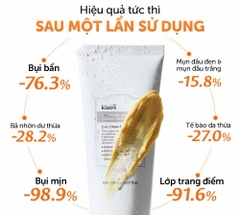 (Tặng toner klairs 30ml mới )Dear, Klairs Sữa rửa mặt hỗ trợ làm sáng da Freshly Juiced Vitamin Mask Cleanser 150ml