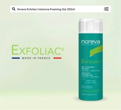 NOREVA sữa rửa mặt cho da dầu mụn NOREVA EXFOLIAC INTENSIVE FOAMING GEL 200ML