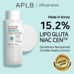 Toner chăm sóc da mặt APLB Niacinamide Glutathione Lipo Gluta Niac 15.2% 160ml