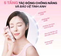 Kem Chống Nắng Thuần Chay Nâng Tone HỒNG Dinsee Premium Vegan Tone Up Sunscreen SPF50+ PA++++ (50ml)