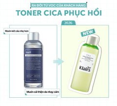 Nước hoa hồng Dear Klairs Supple Preparation Cica Toner 180ml
