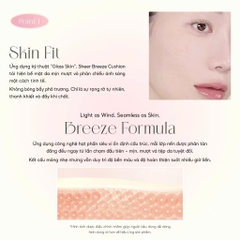 [Mới] Phấn Nước Bắt Sáng Căng Bóng Tự Nhiên Aperire Sheer Breeze Cushion SPF50+/PA+++ 13g