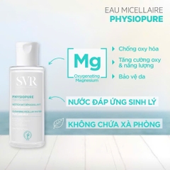 (date 03/2025) Nước tẩy trang giúp làm sạch da mặt SVR PHYSIOPURE Eau Micellaire 75ml