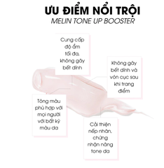 Kem Nâng Tone, Dưỡng Sáng Làm Đều Màu Da - Graymelin Melin Tone Up Booster 50ml