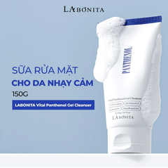 Sữa Rửa Mặt Dịu Nhẹ Cho Da Nhạy Cảm & Mụn Nhạy Cảm Ph 5.5 Labonita Vital Panthenol Gel Cleanser 150g