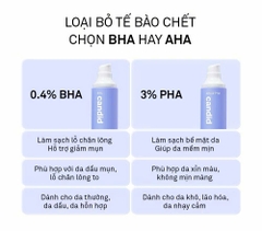 Hoạt Chất Candid AHA & PHA Tẩy Tế Bào Chết & Làm Mịn Da Gel Exfoliant 100ml