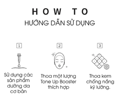 Kem Nâng Tone, Dưỡng Sáng Làm Đều Màu Da - Graymelin Melin Tone Up Booster 50ml