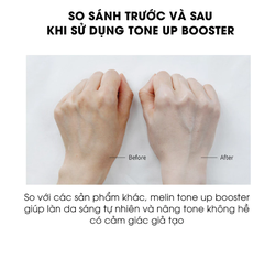 Kem Nâng Tone, Dưỡng Sáng Làm Đều Màu Da - Graymelin Melin Tone Up Booster 50ml