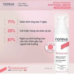 Serum dưỡng da và cấp ẩm Noreva Sensidiane Soothing Serum dành cho da nhạy