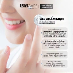 Gel Chấm Mụn Hỗ Trợ Làm Dịu Và Cải Thiện Mụn Viêm MD CARE Blemish Care Gel 15ml